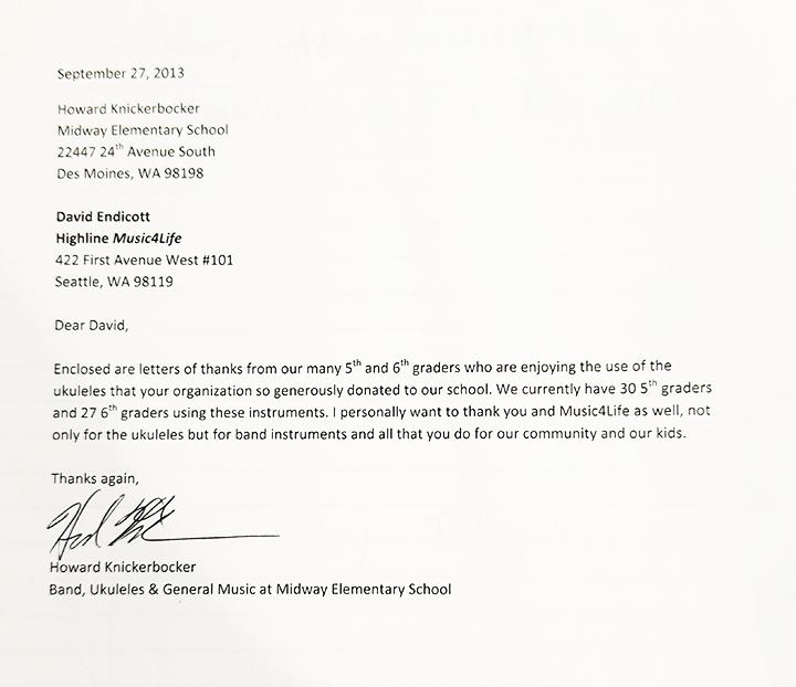 picture of a Thank you letter